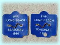 1980 Beach Badges